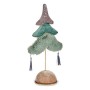 Christmas Tree Krist+ Blue Multicolour Turquoise Silver Polyester Wood 12 x 43 x 22 cm 22 x 43 x 12 cm
