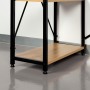 Bureau avec étagère Max Home Acier Mélamine Contre-plaqué 100 x 120 x 52 cm