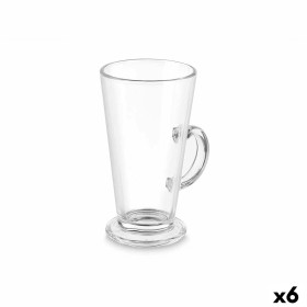 Verre en Verre Vivalto CAFE LATTE Transparent verre 280 ml (6 Unités)