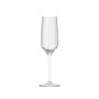 Champagne glass Inde Carre optics 6 Pieces