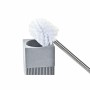 Toilet Brush DKD Home Decor Scandi Silver Grey Stainless steel Aluminium Resin (9,5 x 9,5 x 37 cm)