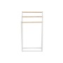 Free-Standing Towel Rack Home ESPRIT White Natural Metal Bamboo 45 x 22 x 85 cm