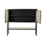 Buffet DKD Home Decor Noir Naturel Aluminium Bois de paulownia Bois MDF 110 x 30 x 100 cm