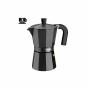 Italian Coffee Pot BRA INOX BLACK 3T Black