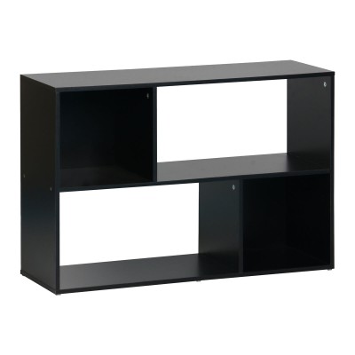 Étagère MobleKit Noir Bois 85 x 30 x 59 cm