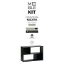 Étagère MobleKit Noir Bois 85 x 30 x 59 cm