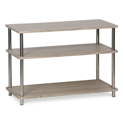 Shelves MobleKit Brown Silver Wood Steel 80 x 38,5 x 56 cm