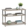 Shelves MobleKit Brown Silver Wood Steel 80 x 38,5 x 56 cm