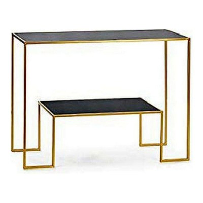 Hall Gift Decor BIG-S3605005 Black Golden 33 x 77 x 112 cm