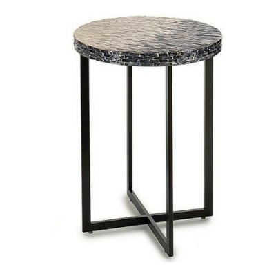 Table d'appoint Gift Decor BIG-S3603673 Gris Nacre noire 45 x 62 x 45 cm