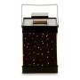Lanterne à LED Gift Decor Noir Miroir 12,5 x 18,5 x 12,5 cm Métal