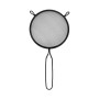 Strainer Quttin Black Metal Ø 10 cm (24 Units)