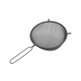 Strainer Quttin Black Metal Ø 20 cm (12 Units)