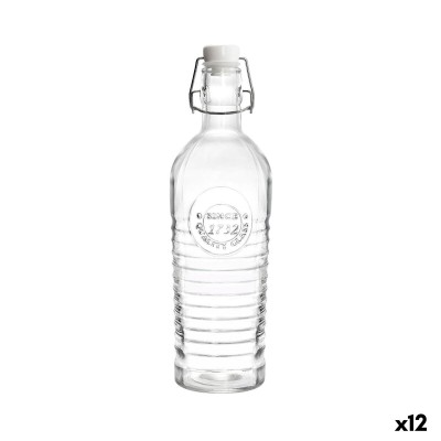 Glass Bottle La Mediterránea Glass 1,1 L (12 Units)