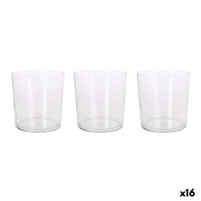 Set of glasses LAV Transparent Glass 340 ml 3 Pieces (16 Units)