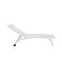 Chaise longue DKD Home Decor Avec des roues PVC Aluminium (187,5 x 64 x 97 cm)