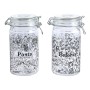 Tin DKD Home Decor Crystal Traditional 10 x 12.5 x 20 cm 1 L (2 pcs)