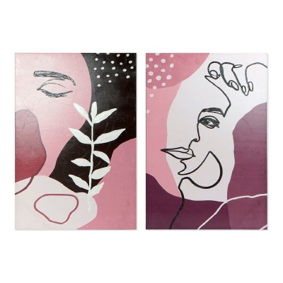 Toile DKD Home Decor Eye Pin Toile 80 x 3 x 120 cm