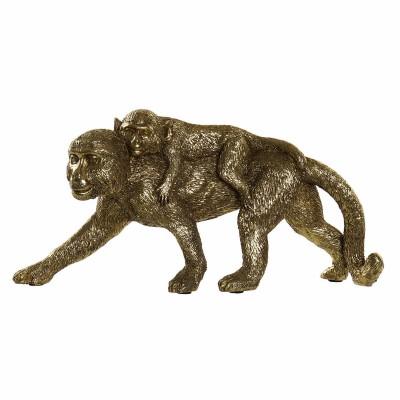 Figurine Décorative DKD Home Decor FZ-93395 Doré Colonial Singes 26 x 6 x 12 cm