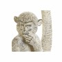 Decorative Figure DKD Home Decor White Monkey Tropical Stripped 15 x 12 x 29 cm