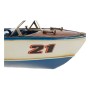 Vehicle DKD Home Decor Ornamental Blue Metal Boat Vintage 31,5 x 14 x 13 cm (2 Units)