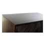 Sideboard DKD Home Decor Black Dark brown Metal Mango wood 84 x 43 x 153,5 cm