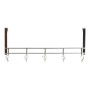 Door Coat Rack DKD Home Decor 8424001835256 Transparent Silver Metal 47 x 10 x 22 cm