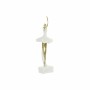Figurine Décorative DKD Home Decor Blanc Doré Romantique Danseuse Classique 13,5 x 12,5 x 40 cm