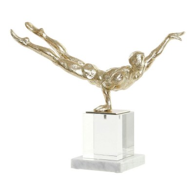 Decorative Figure DKD Home Decor Golden Gymnast 30 x 10 x 27 cm 4 Kg