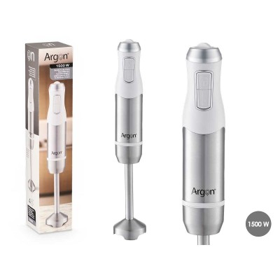 Mixeur plongeant Argon Blanc Acier 1500 W