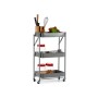 Vegetable trolley Kinvara Grey Steel Plastic 29,5 x 78,5 x 45,5 cm