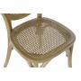 Chaise de Salle à Manger DKD Home Decor Marron Clair Rotin Bois 45 x 42 x 92 cm