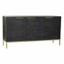 Buffet DKD Home Decor Noir Doré Bois de manguier 145 x 41 x 77 cm