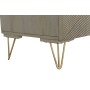 Sideboard DKD Home Decor   Grey Golden Metal Mango wood 160 x 45 x 75 cm
