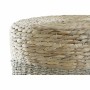 Footrest DKD Home Decor Multicolour Natural Aluminium Boho 42 x 42 x 40 cm