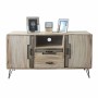 Buffet DKD Home Decor Noir Naturel Métal Bois de paulownia 120 x 41 x 65 cm
