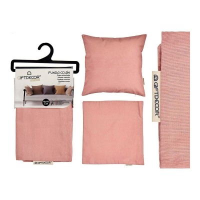 Cushion cover Gift Decor Pink 45 x 0,5 x 45 cm 60 x 0,5 x 60 cm