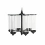 Candleholder DKD Home Decor Black Metal Crystal 53 x 53 x 52 cm