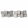 Photo frame DKD Home Decor 60 x 3 x 32 cm Crystal Grey Brown MDF Wood Urban (2 Units)