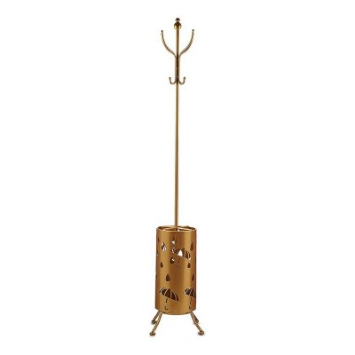 Coat rack Gift Decor Golden Metal 44 x 185 x 44 cm Umbrella stand