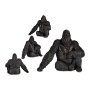 Decorative Figure Gift Decor Black Gorilla 34 x 50 x 63 cm