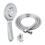 A shower head with a hose to direct the flow Fontastock Stainless steel