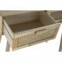 Console DKD Home Decor Natural rubber Rattan (80.5 x 30 x 78 cm)