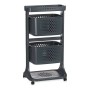 Vegetable trolley Kinvara Anthracite polypropylene Plastic 38 x 81,2 x 43,6 cm 35 x 82 x 43 cm