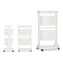 Vegetable trolley Kinvara White polypropylene Plastic 33 x 83,5 x 42 cm 35 x 82 x 43 cm