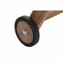Sun-lounger DKD Home Decor Brown With wheels Teak (200 x 65 x 36 cm)