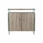 Buffet DKD Home Decor   Naturel Verre trempé Bois MDF 120 x 44 x 120 cm