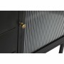 Sideboard DKD Home Decor   Black Golden Natural Metal Mango wood 145 x 40 x 85 cm