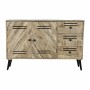 Sideboard DKD Home Decor   Black Metal Mango wood 140 x 40 x 93 cm