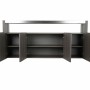 Buffet DKD Home Decor   Gris Aluminium Verre Chêne Verre trempé 165 x 39 x 76 cm